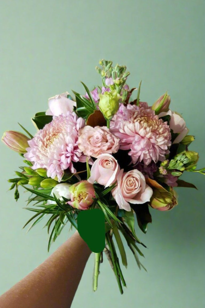 A beautiful mix of soft pinks.
